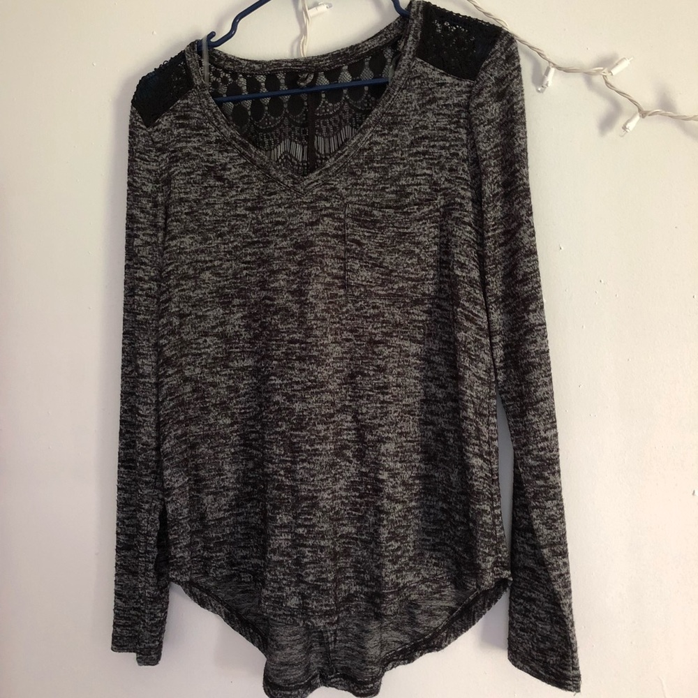 Long sleeved black shirt